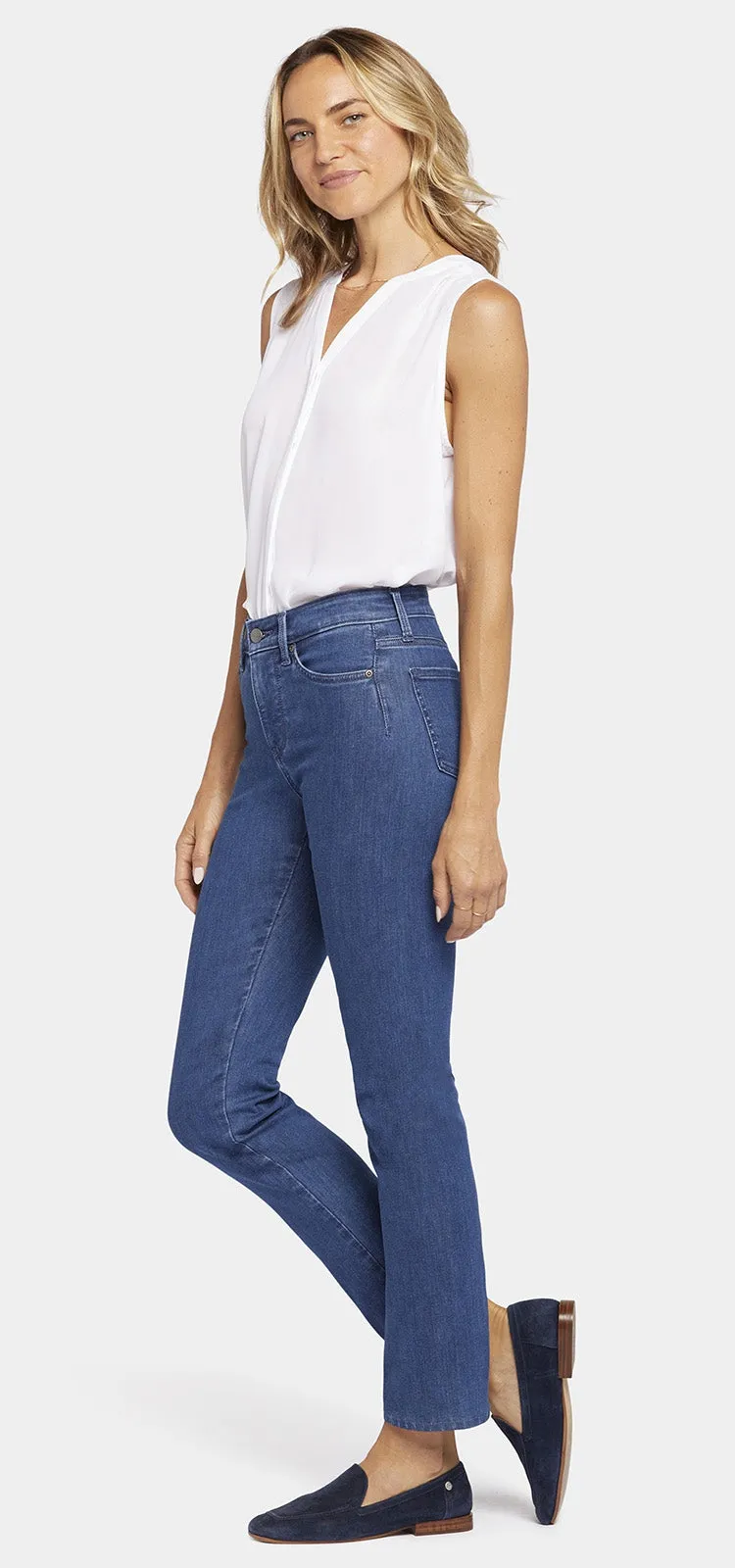 Seamless Sheri Slim Jeans Dark Blue Premium Denim | Treasured