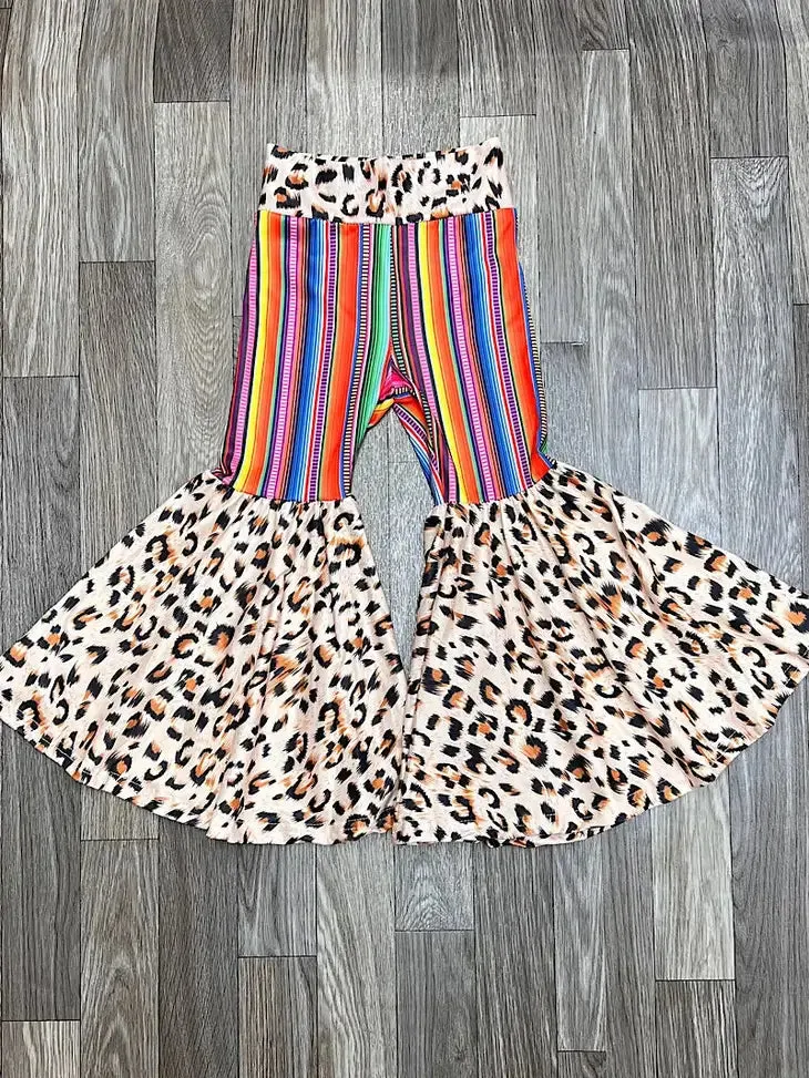 Serape Printed Bell Bottoms With Extra Flare