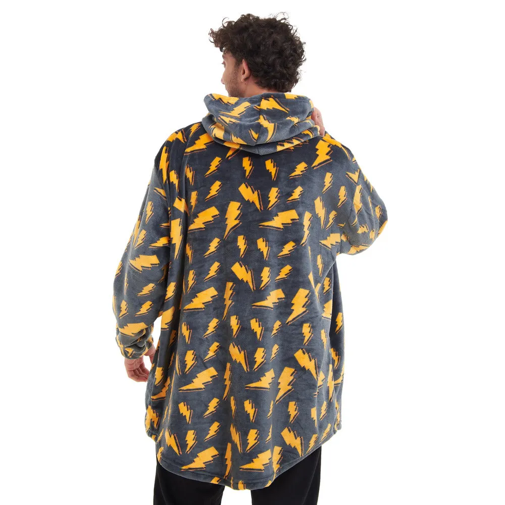 Snuggs Blanket Hoodie Dark Grey Bolt
