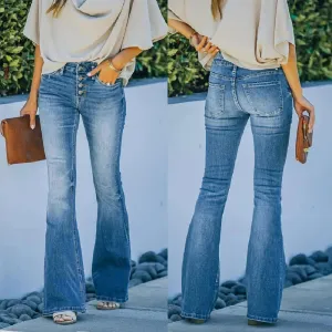 Sora Jeans | Flare Denim Jeans