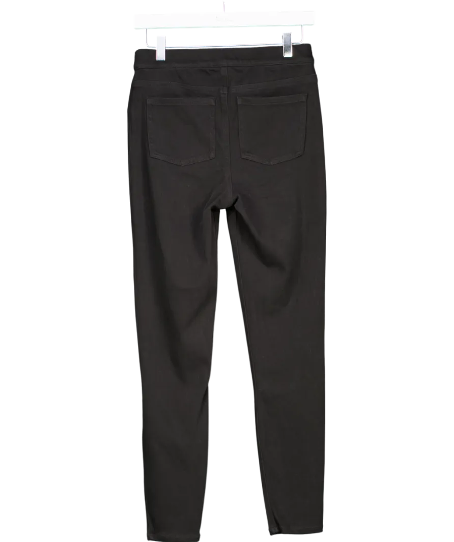 Spanx Black Clean Denim skinny high-rise stretch-denim jeans UK 12