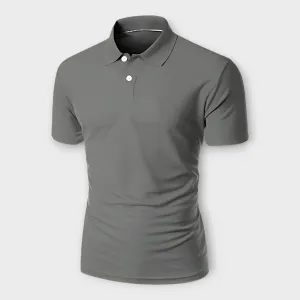 Summer Gray Collar T-shirt For Mens