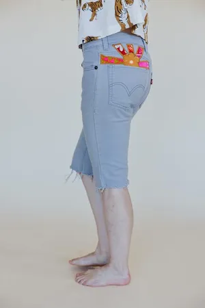 Sun Pocket Upcycled Levi's Shorts - #3