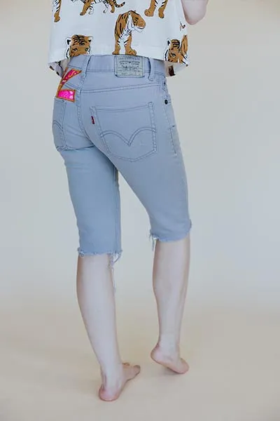 Sun Pocket Upcycled Levi's Shorts - #3