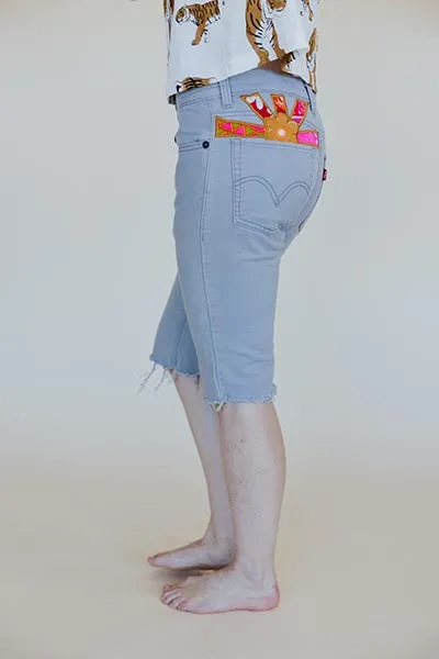 Sun Pocket Upcycled Levi's Shorts - #3