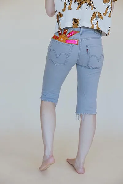 Sun Pocket Upcycled Levi's Shorts - #3