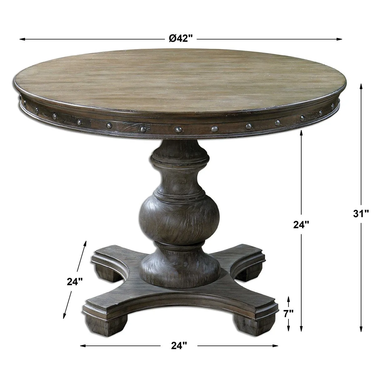 Sylvana Wood Round Table