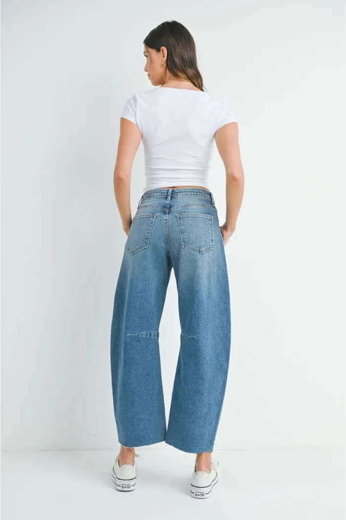 The Seamed Barrel Jean