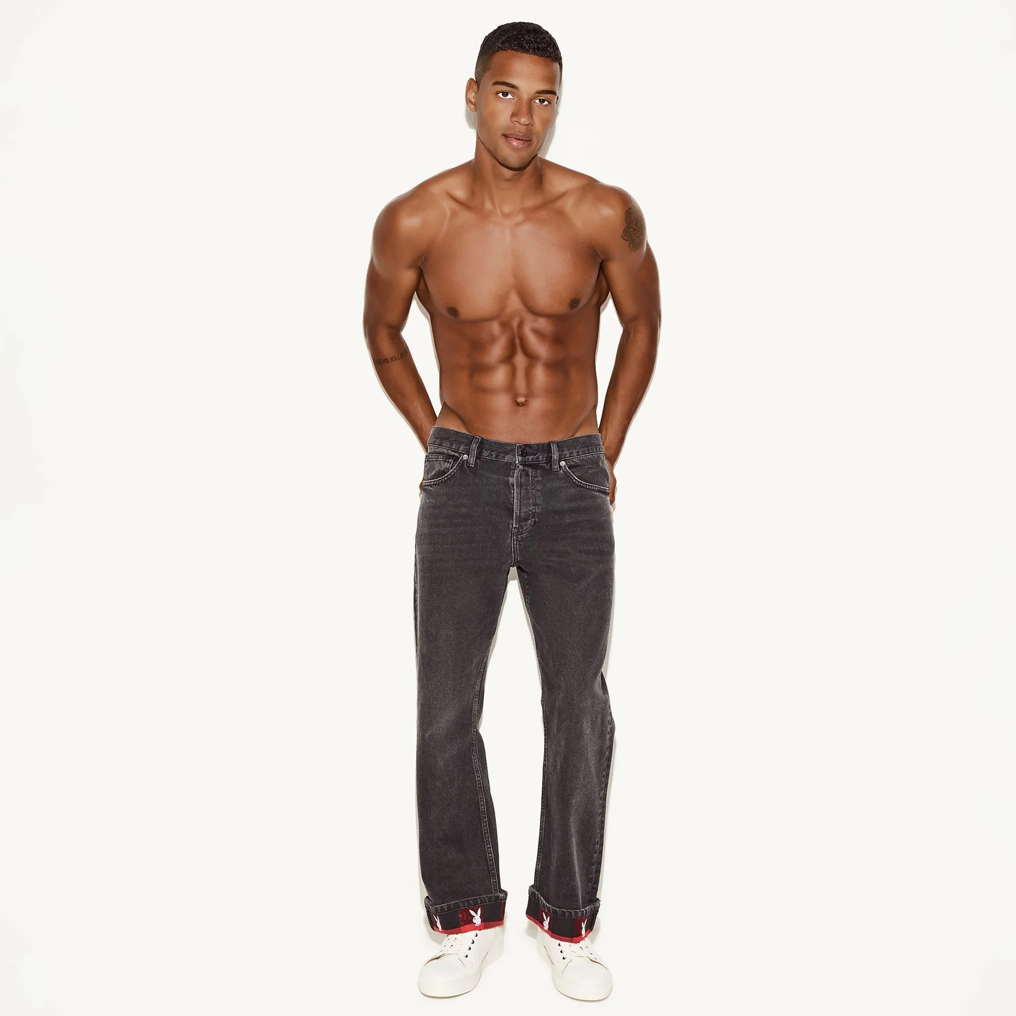 The Straight Leg Jean Vintage Black Wash