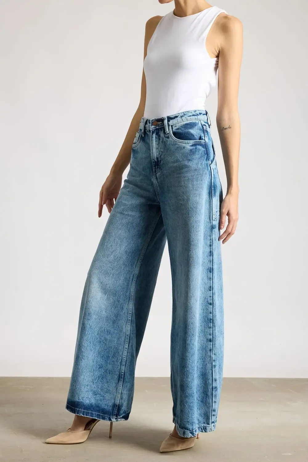 Vintage 90's Wide Flare Jeans