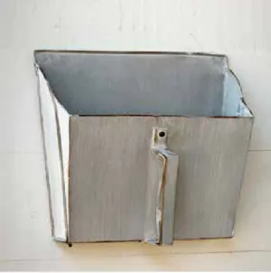 Vintage Metal Dust Pan Wall Decor