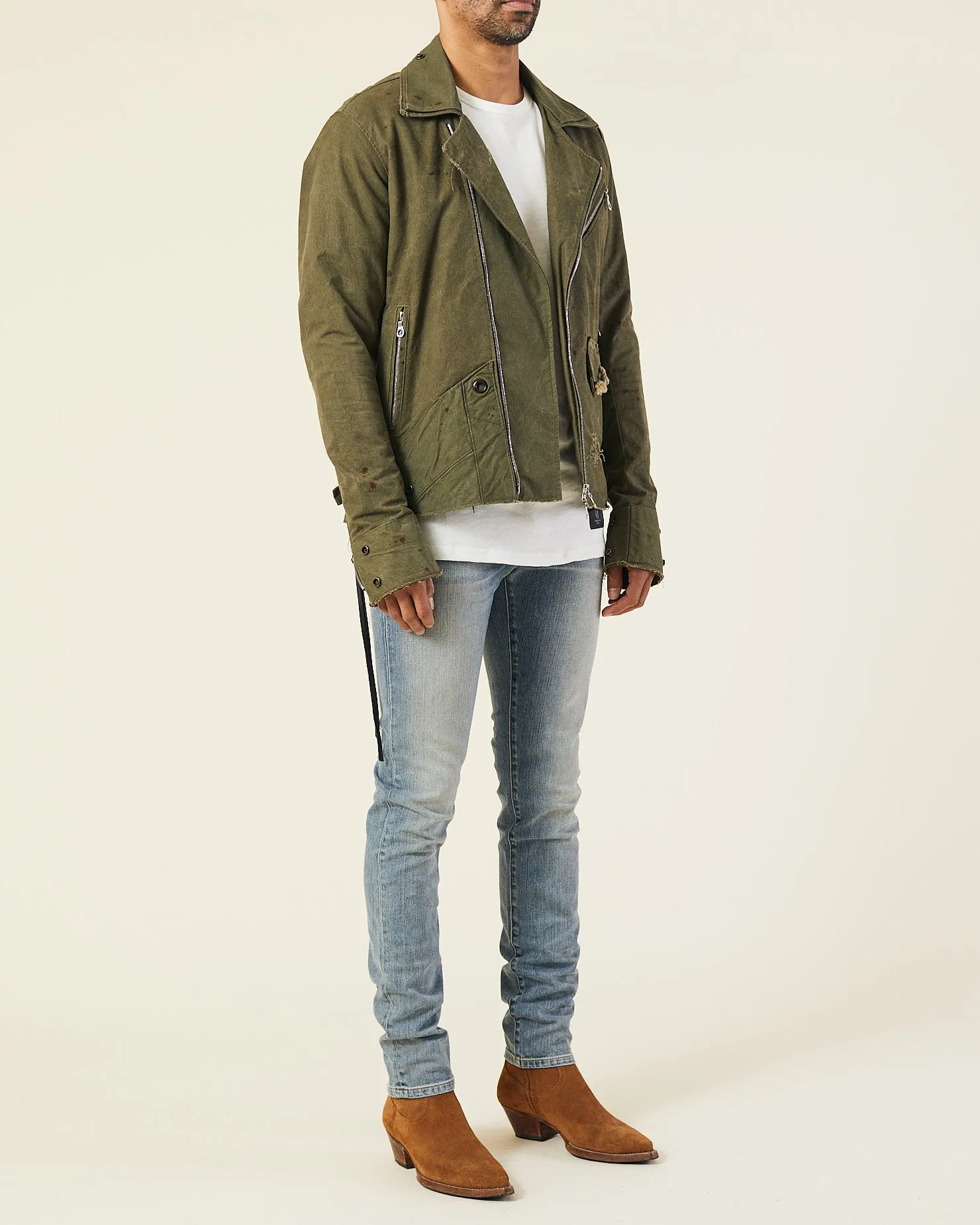 VINTAGE WASH STACKED JEANS