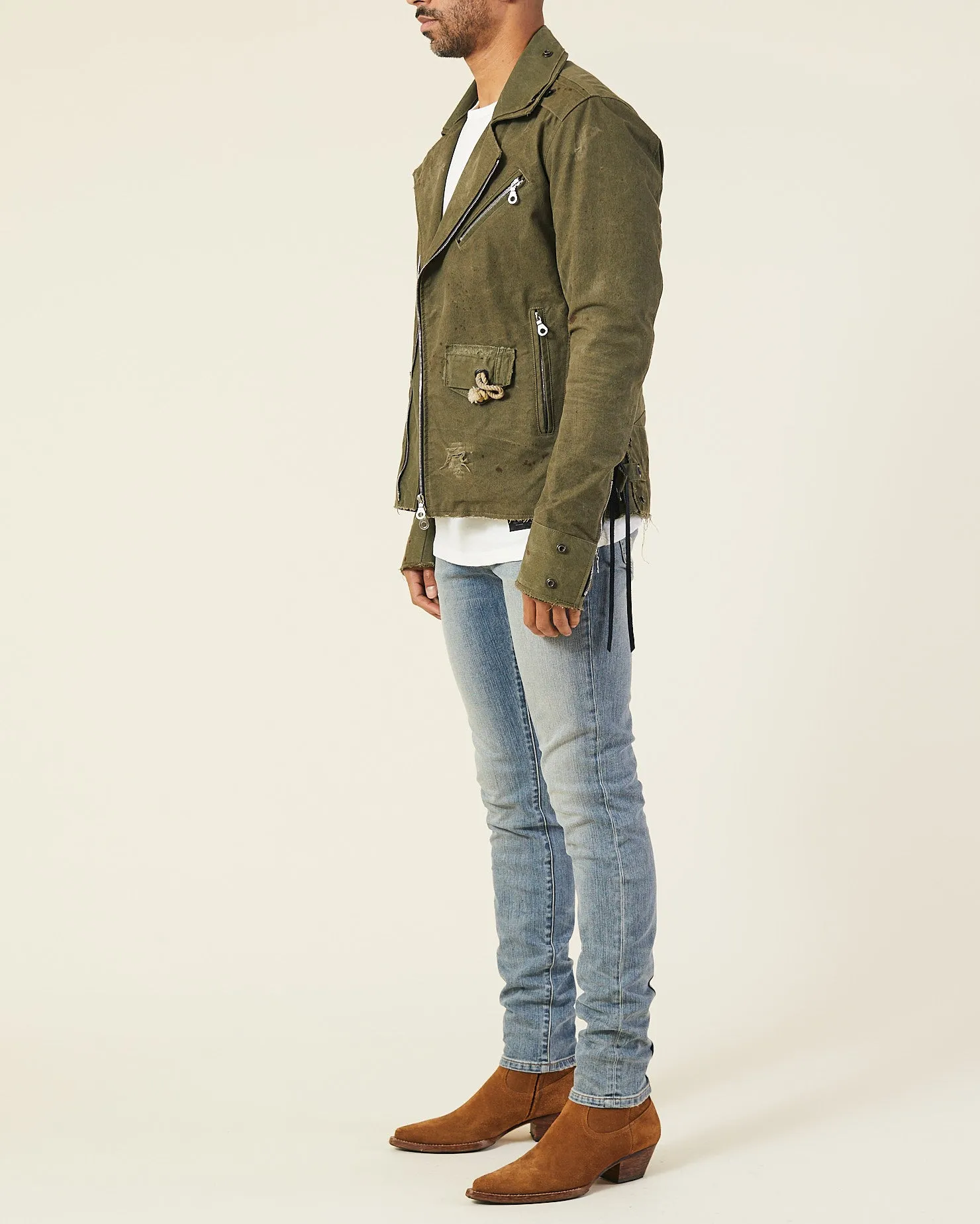 VINTAGE WASH STACKED JEANS