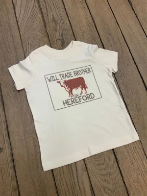 Whole Herd Youth Will Trade Brother Western Tee WHWTB