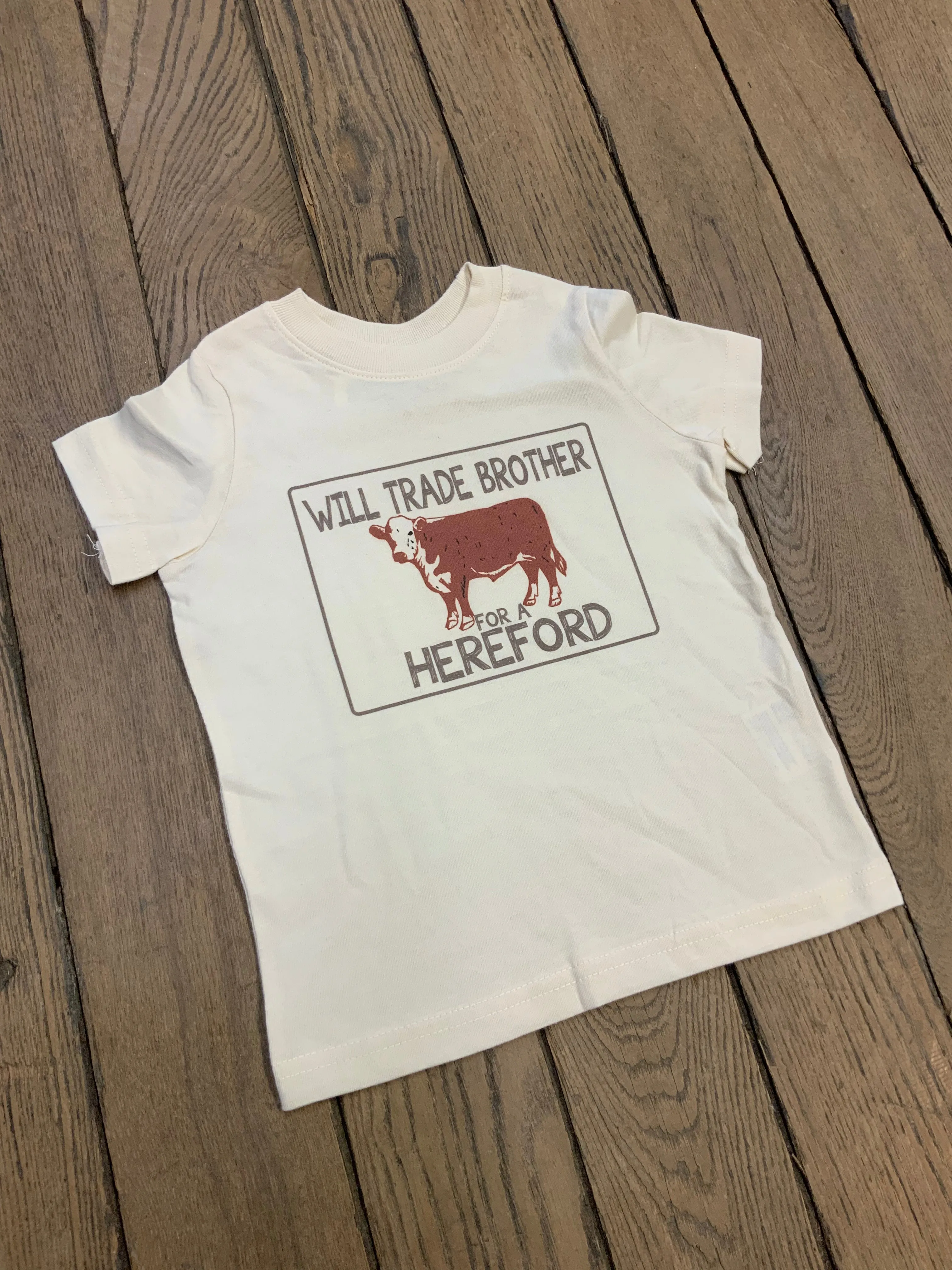 Whole Herd Youth Will Trade Brother Western Tee WHWTB