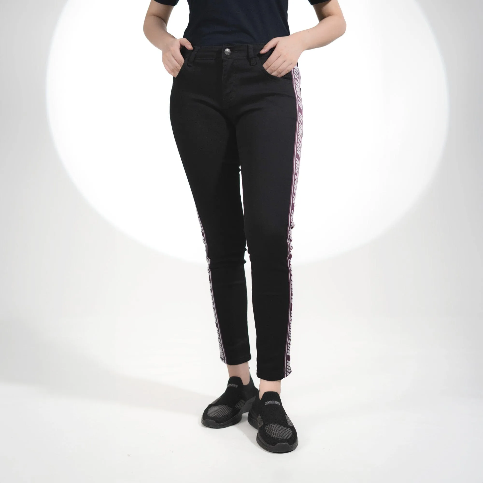 Women's Glamazon Side Panel Skinny Fit Denim
