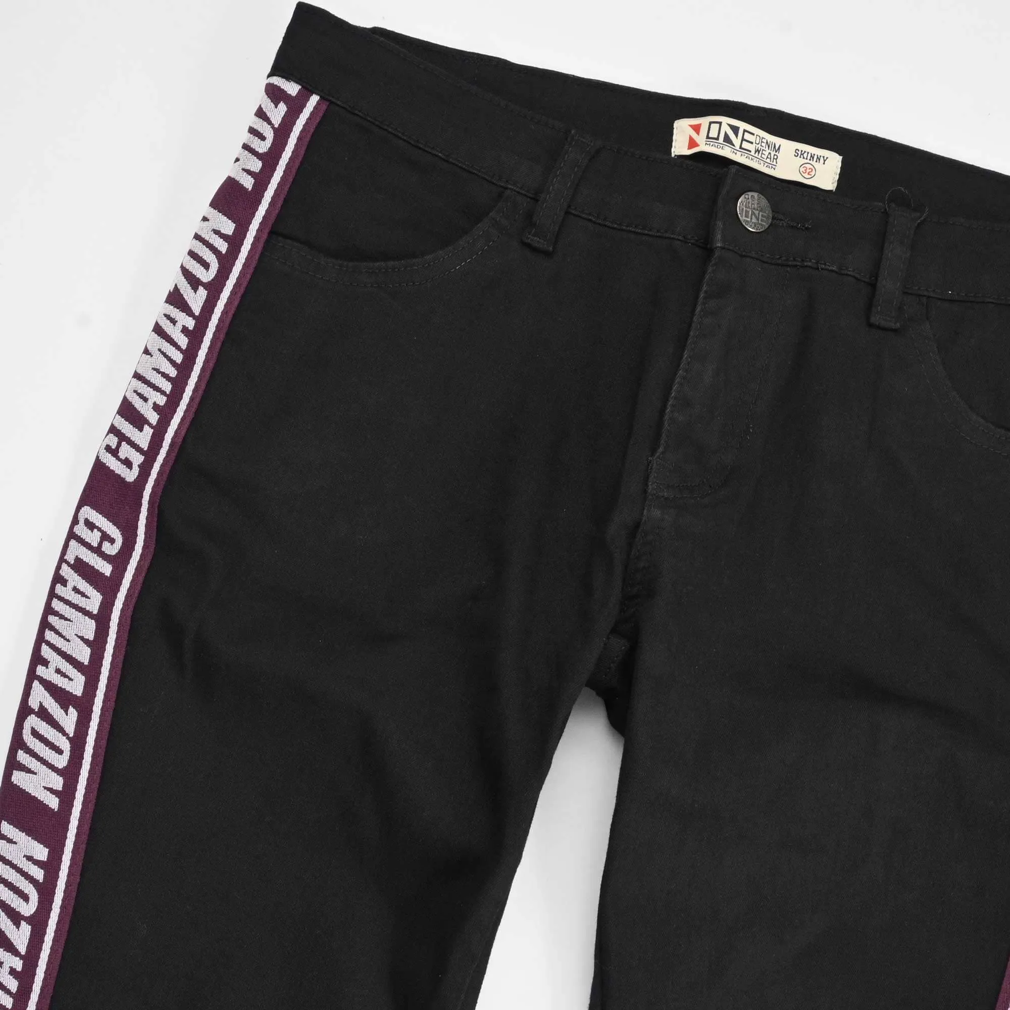 Women's Glamazon Side Panel Skinny Fit Denim